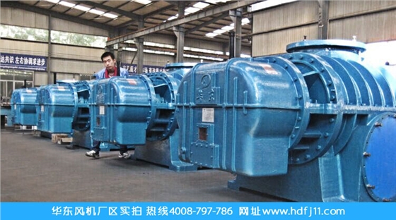 煤气输送可以使用罗茨风机吗？华东罗茨风机厂区实景.jpg