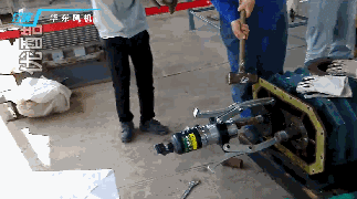 罗茨风机齿轮拆卸.gif